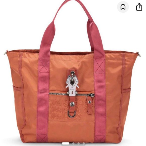 George Gina & Lucy Handbags - 021 George Gina & Lucy Bagflip 15 Utility Tote Bag In AMBER Removable Strap